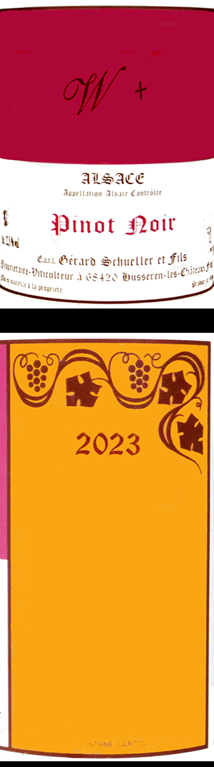 ジェラール・シュレール・エ・フィス・ヴァン・ダルザス・ピノ・ノアール・ドゥーブル・ヴェ・プリュス 2023