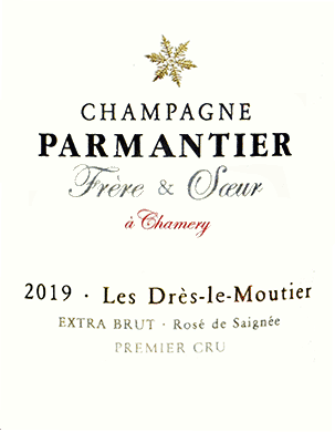 パルマンティエ・フレール・エ・スール・シャンパーニュ・エクストラ・ブリュット・ロゼ・ド・セニェ・ル・ドレ・ル・ムティエ 2019