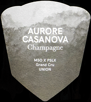 オーロール・カサノヴァ・シャンパーニュ・エクストラ・ブリュット・ル・メニル・シュール・オジェ・ピュイジュー・ユニョン・グラン・クリュ NV（2019、2021）