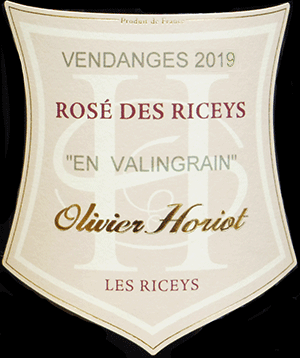ドメーヌ・オリヴィエ・オリオ・ロゼ・デ・リセイ・アン・ヴァラングラン 2019