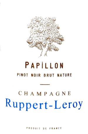リュペール・ルロワ・シャンパーニュ・ブラン・ド・ノワール・ブリュット・ナチュール・パピヨン NV（2017）