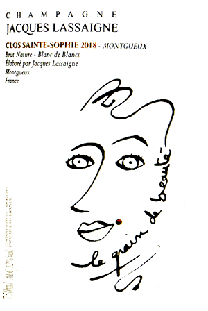 ジャック・ラセーニュ・シャンパーニュ・ブラン・ド・ブラン・ブリュット・ナチュール・グラン・ド・ボーテ・クロ・サン・ソフィ 2018