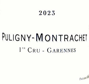 フレデリック・コサール・ピュリニー・モンラッシェ1erCRU レ・ガレンヌ 2023 セット