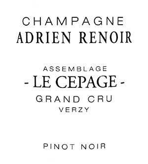 アドリアン・ルノワール・シャンパーニュ・エクストラ・ブリュット・ヴェルジー・グラン・クリュ・ル・セパージュ NV（2022）マグナム