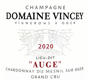 ドメーヌ・ヴァンシー・シャンパーニュ・ブリュット・ナチュール・シャルドネ・デ・メニル・シュール・オジェ・グラン・クリュ・キュヴェ・リューディ・オージュ 2020