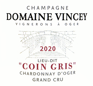 ドメーヌ・ヴァンシー・シャンパーニュ・ブリュット・ナチュール・シャルドネ・デ・メニル・シュール・オジェ・グラン・クリュ・キュヴェ・リューディ・コワン・グリ 2020
