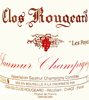 クロ・ルジャール・ソミュール・シャンピニー・ルージュ・レ・ポワイユー 2017