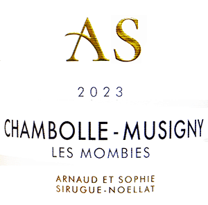 ドメーヌ・アルノー・エ・ソフィー・シリュグ・ノエラ・シャンボル・ミュジニー・レ・モンビエ 2023