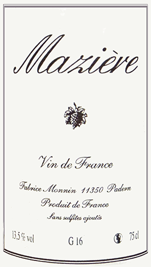 マジエール・ヴァン・ド・フランス・ルージュ・グルナッシュ G16 2016